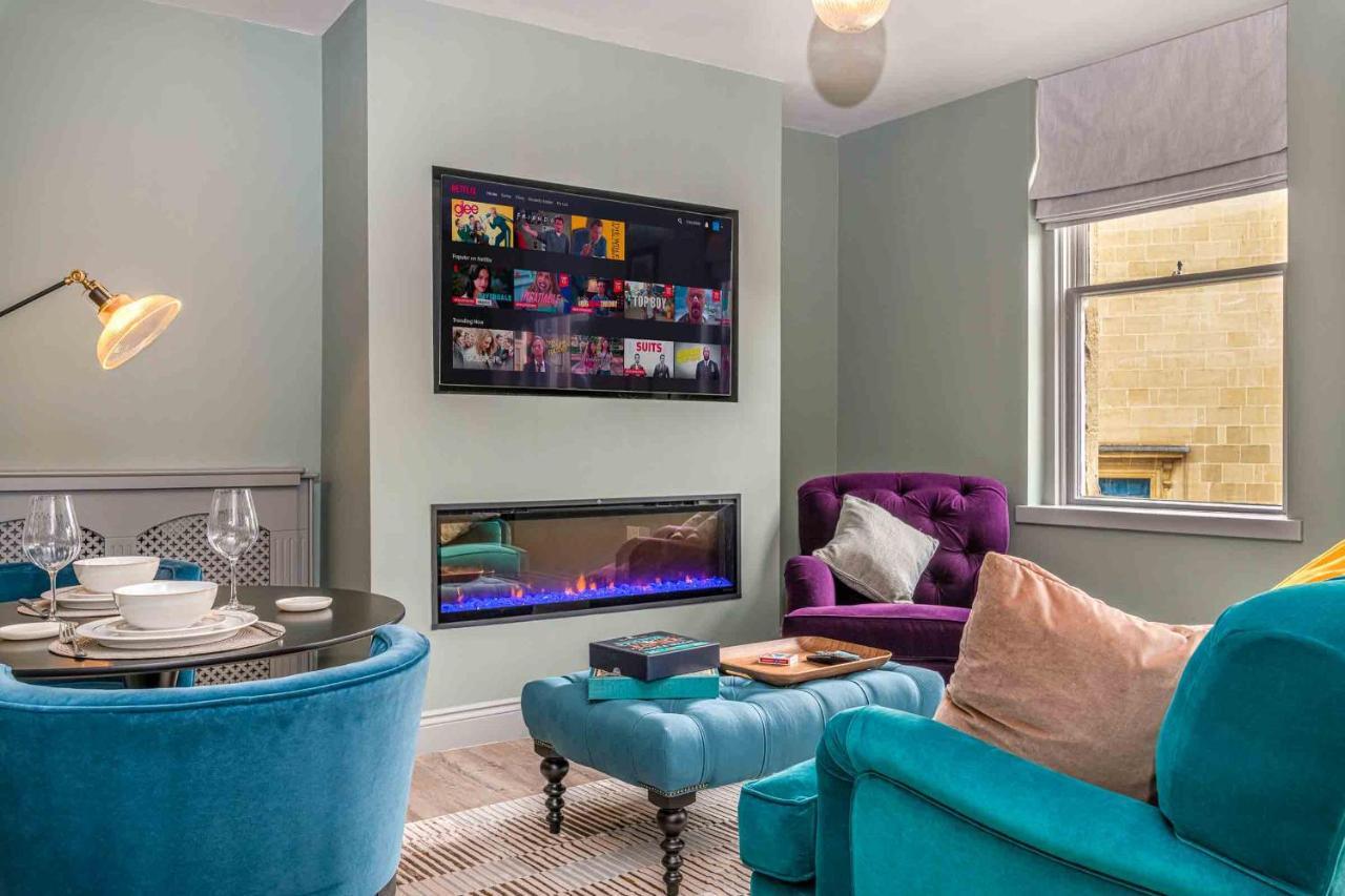 Beautiful Modern 1 Bedroom Apartment, City Centre Bath Zewnętrze zdjęcie